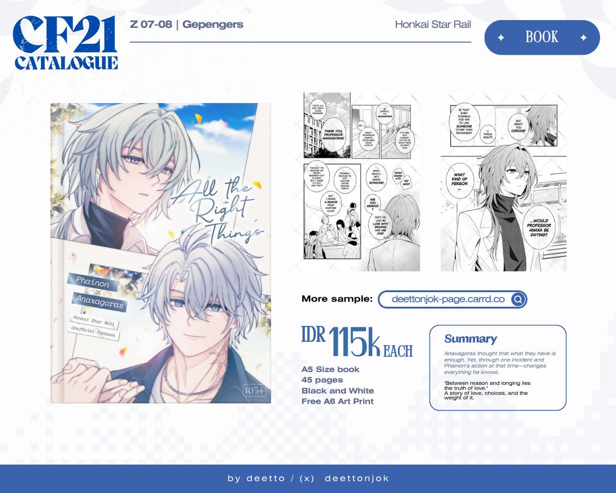 RT&amp;Likes are really appreciated, thank you!🥹
my Mail Order after #CF21  is finally open! 

Fandom: HSR
Open until 1 December 2026

*There are some changes in price and product details for the acrylic items, so please read carefully🙏

Mail Order Link in the reply!✨