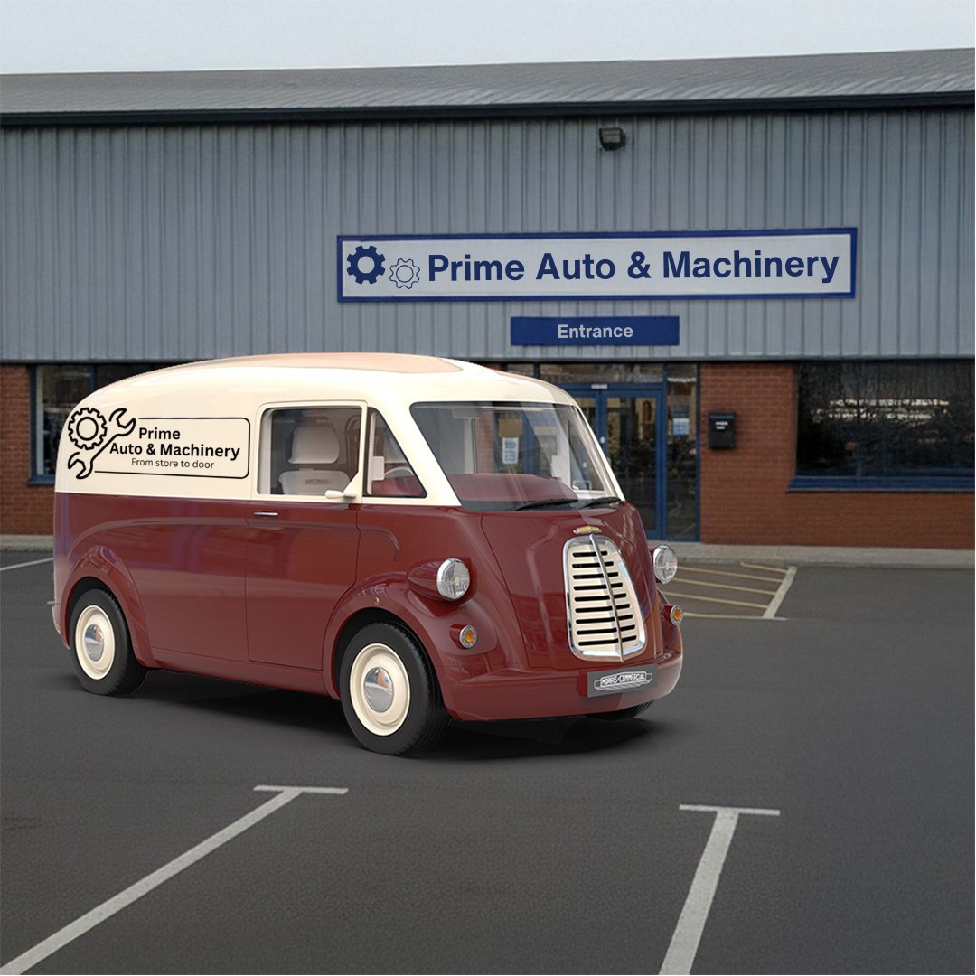 Imagining the Morris JE as the perfect auto-parts van! 

With a 6m³ load volume, 1,000kg payload, and space for two Euro-pallets with ease, the JE brings serious capability to every delivery 🔧

Classic looks. Modern capability. 

Register your interest