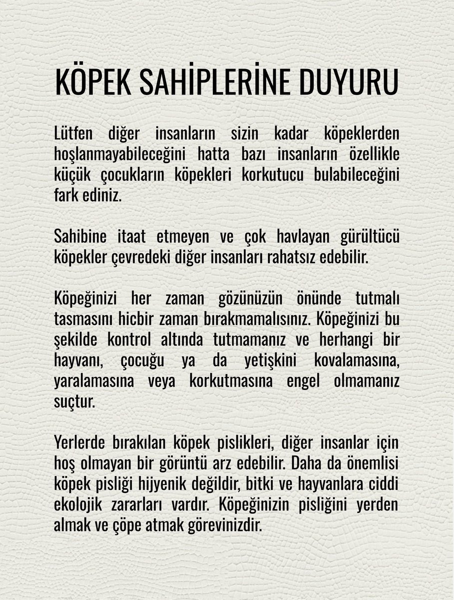 Köpek besleyenler. Durumunuz bu.