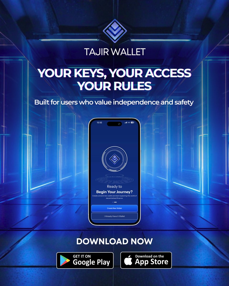 TajirWallet's tweet image. 🔑 With Tajir Wallet, only you hold the keys.
Take control of your assets with unmatched freedom.

Own Your Tomorrow: bit.ly/Tajir-Wallet-D…

#TajirWallet #NonCustodial #Web3Security #DigitalControl #OwnYourKeys #Blockchain #DApps #Bitcoin #Cryptocurrency #Technology #Web3
