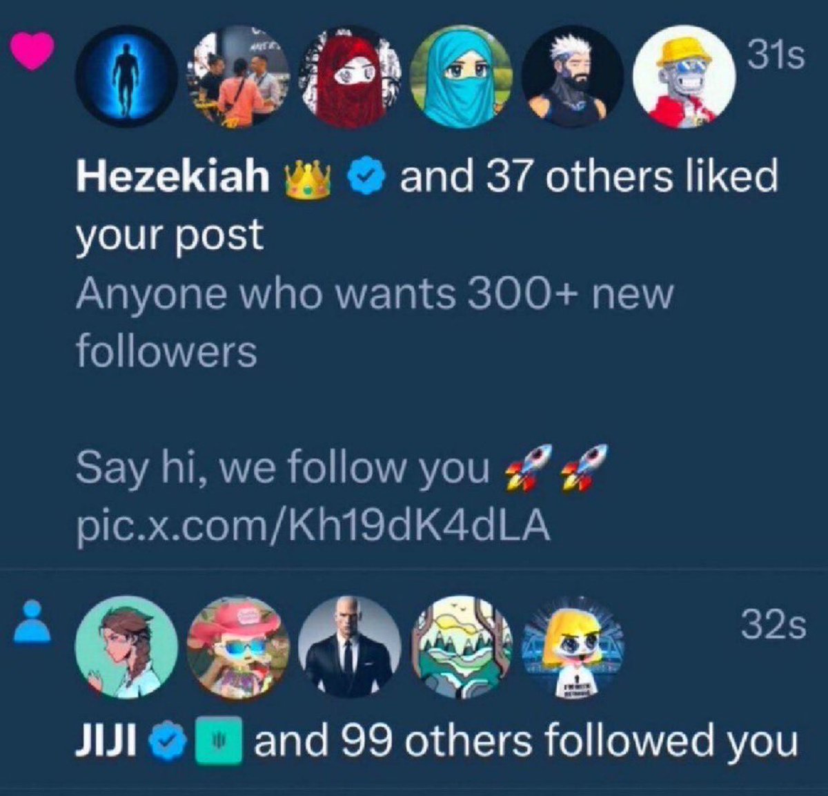 Your ACCOUNT still under 100K?

Say Hi 👋, We are Foll0wing you💚

Follow 👇👇

<a href="/GovindT30/">Govind Satoshi</a> 

<a href="/Nikolrem/">Nikolay Remizov</a> 

<a href="/dnwhtrades/">dnwhtrades</a>

<a href="/Dlm_office/">DLM</a>

<a href="/ExitSniper/">Bud</a> 

@GEESCONNECT 

<a href="/nazeerrayadurga/">Nazeer Raya</a>

@MonetizeXWithAb 

<a href="/priceactiongann/">PRICE ACTION EXPERT</a>

<a href="/KumaarWrites/">Kumaar Aanand</a> 

<a href="/NimeshOnchain/">Nimesh</a>

Like Comment RT Bookmarks 🔁 🔙