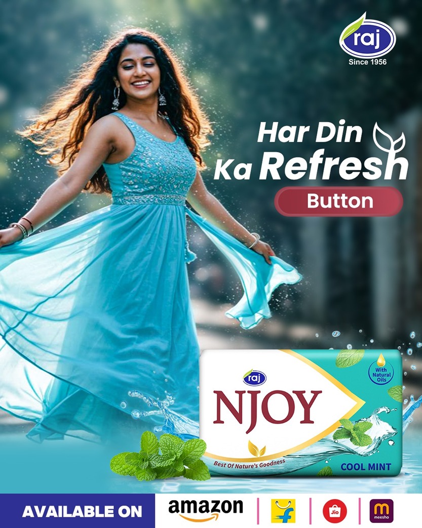RajSuperWhite's tweet image. Har subah ka tazgi bhara shuruaat — Raj Njoy ke saath!

#njoy #njoybathingsoap #bathingsoap #rajsoaps #soaps #smoothskin #skinproblems #soapbars #luxurysoap #skinfriendly #bathandbeauty