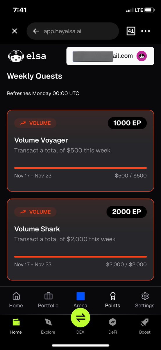 Tolulope_Felix1's tweet image. Elsa daily quests are not just tasks , they’re your on-chain footprint which positions you well for both Elsa and Base drop in the future as you know @HeyElsaAI is Based . 

Every swap &amp;amp; Bridge or actions you take earns you EP , and that EP is what build your long term identity…