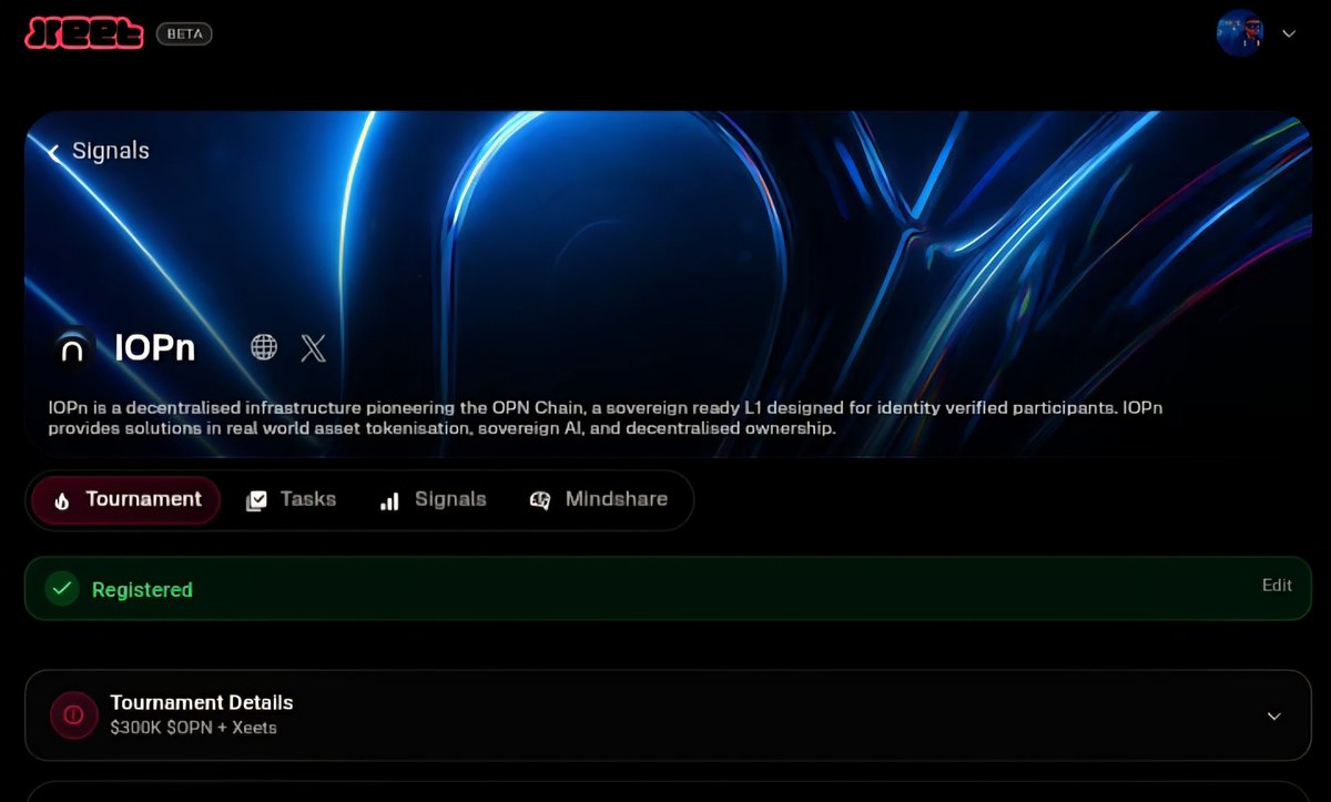 wizvicor's tweet image. GM CT

Remember to always claim your @IOPn_io  faucet every 24hrs from faucet.iopn.tech.

After that then run a multiple swapping, adding liquidity of your choice from OPN Chain through swap.iopn.tech i wont advice you to make just 5 swaps make 10 swaps instead or…