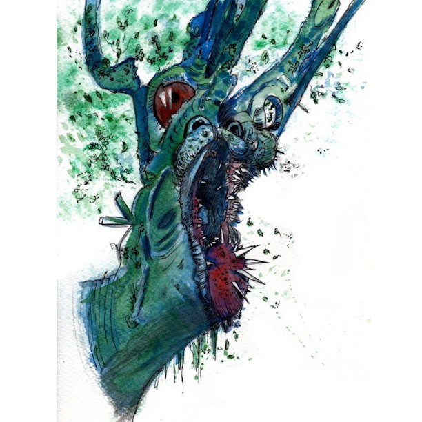 CRBRleblog's tweet image. Le dessin du jour!
crbr.over-blog.com
#LesDessinsDeCRBR
Un arbre mort transformé en monstre, aquarelle et crayon noir!