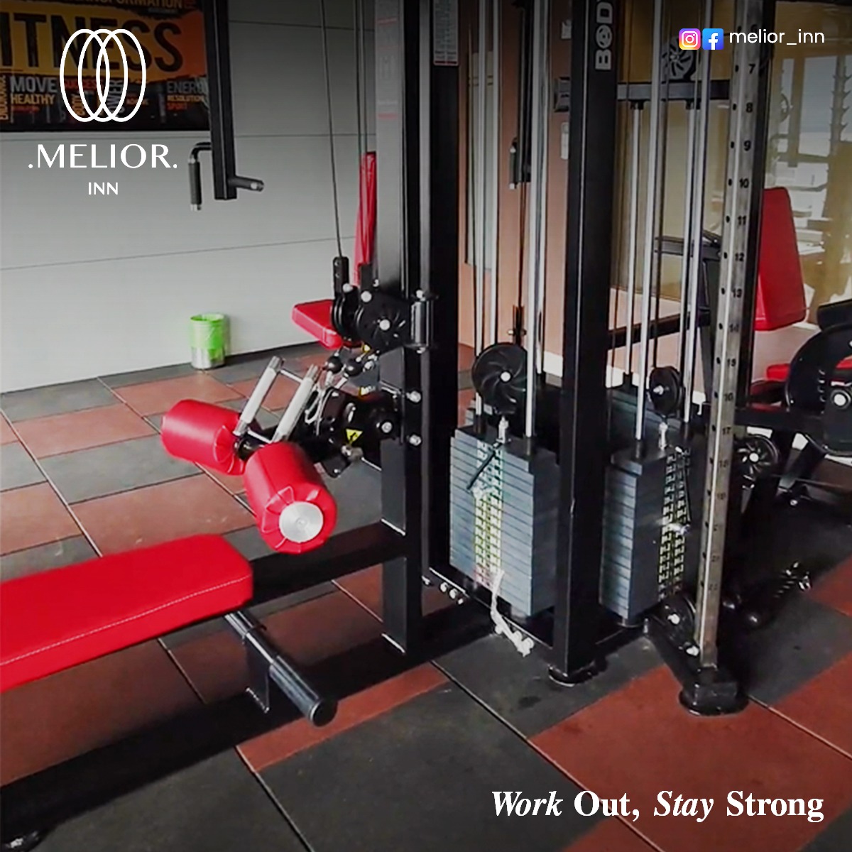 MeliorInn's tweet image. Stay fit even while you’re away
At Melior.Inn, our modern gym keeps your workout routine strong and your energy high — no breaks for your health, even on a getaway!
.

#meliorinn #stayfit #workoutmode #hotelgym #activegetaway #staystrong #hotelcomforts #travelfitness #energize