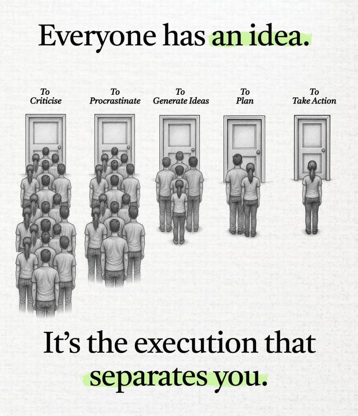MistaredSol's tweet image. Quote of the day:
Everyone has an idea.
It&apos;s the execution that separates you.

TAKE ACTION ANON 🫵