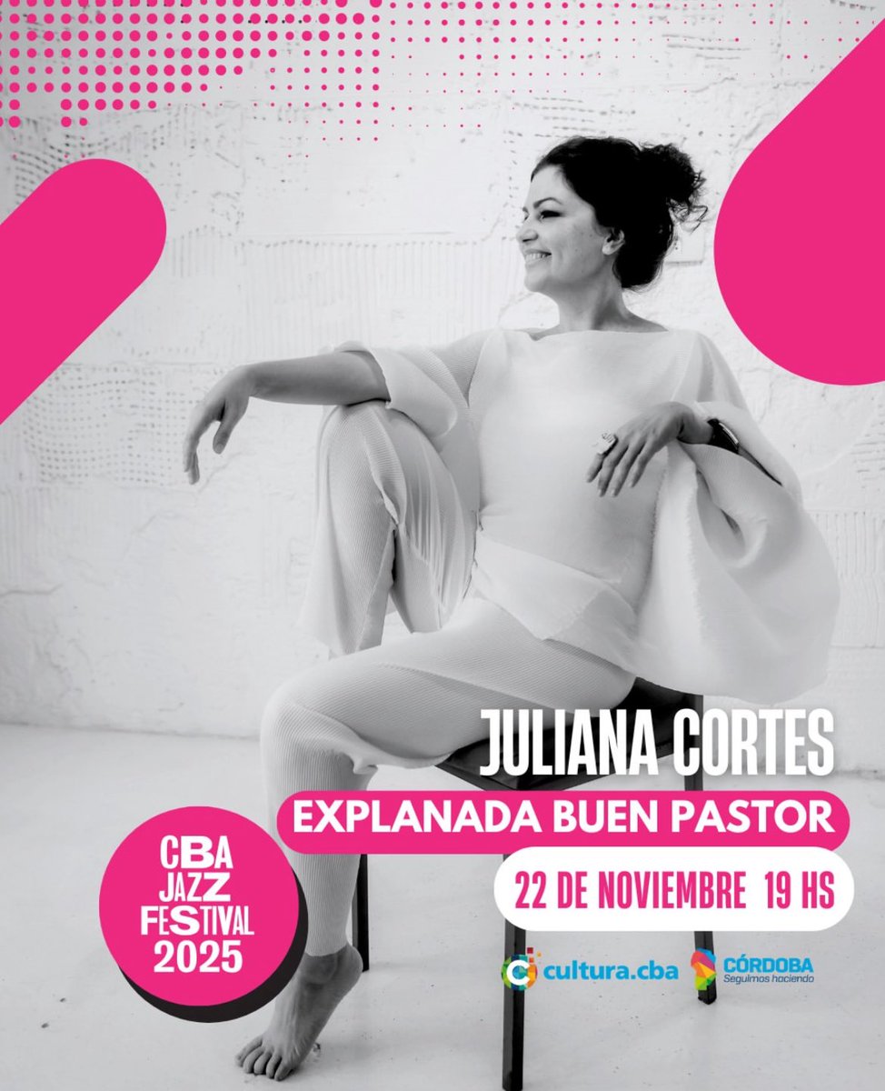Juliana Cortes - Mateus Porto Dúo (Brasil) en el Festival Internacional de Jazz de Córdoba. 

Hoy sábado desde las 19hs en la bella explanada del Paseo del Bueno Pastor.
Entrada libre.

PONTE PRODUCCIONES / BOOKING INTERNACIONAL 

<a href="/CordobaCultura/">Córdoba es Cultura</a> <a href="/CBAJazz/">CBA Jazz</a> <a href="/PonteProduccio1/">Ponte Producciones</a>