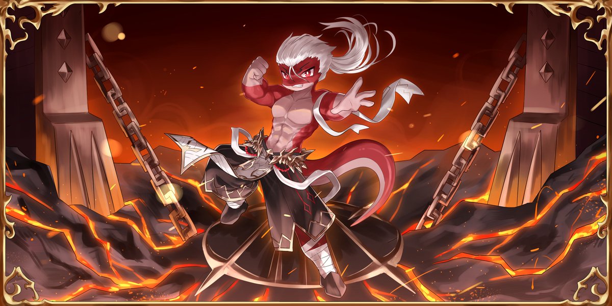 레보고스의 강철같은 몸을 가진 최강의 격투가 초이 환상각성 등장! #케모노판타지 <a href="/ChBrownieFB/">Chaltteok찰떡🔜HOWL SOUP</a>