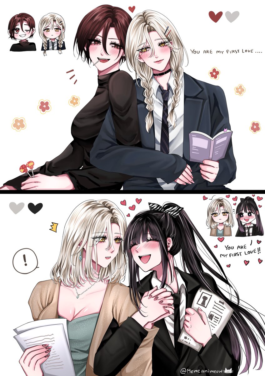 Memeanimeow's tweet image. deja vu 💘 #memeanimeow