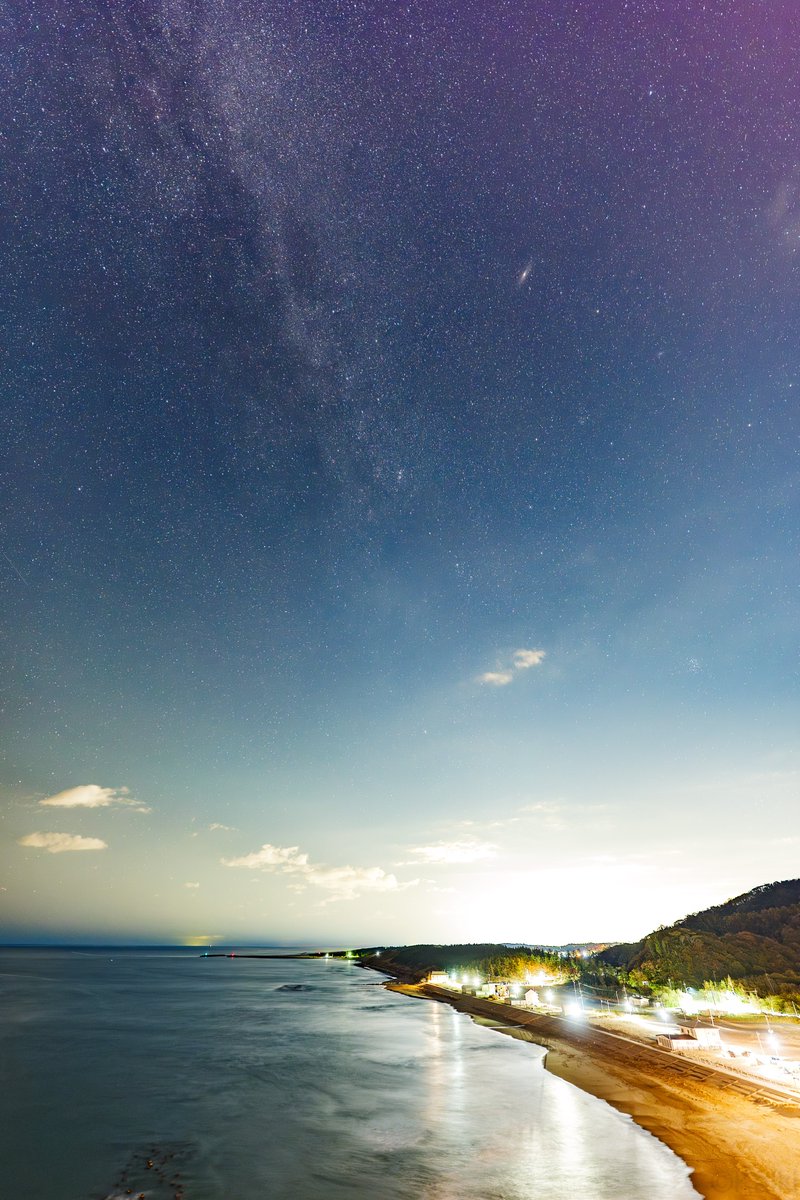 ph_sp_ph_geo's tweet photo. LUMIX S1ⅡE
14mm F1.4 DG DN | Art
これが噂の、佐渡に横たふ天の川ですか...
横たわってる感ないのは季節が悪い

＠角田岬
#LUMIX #星景 https://t.co/cO0iSaGhYZ