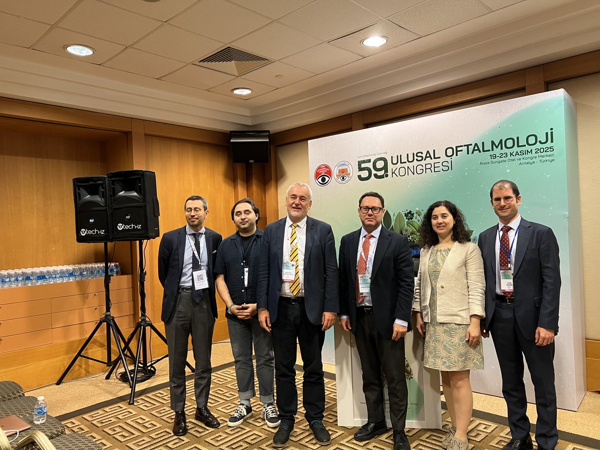 I am pleased to co-organize the session "AI in Ophthalmology" at the Turkish Ophthalmology Society Meeting 2025 with my collaborators, Ceren Durmaz Engin, MD, and Polat Goktas, PhD.  See you at EVER 2026!