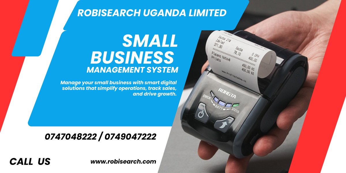 RobisearchUg's tweet image. Empowering Ugandan businesses with all‑in‑one digital solutions 
 Kampala Road, Mabirizi Complex, Level 4, Room 17 
 0749047964 | 0747048222 
 #RobisearchUganda #DigitalPower #Innovation