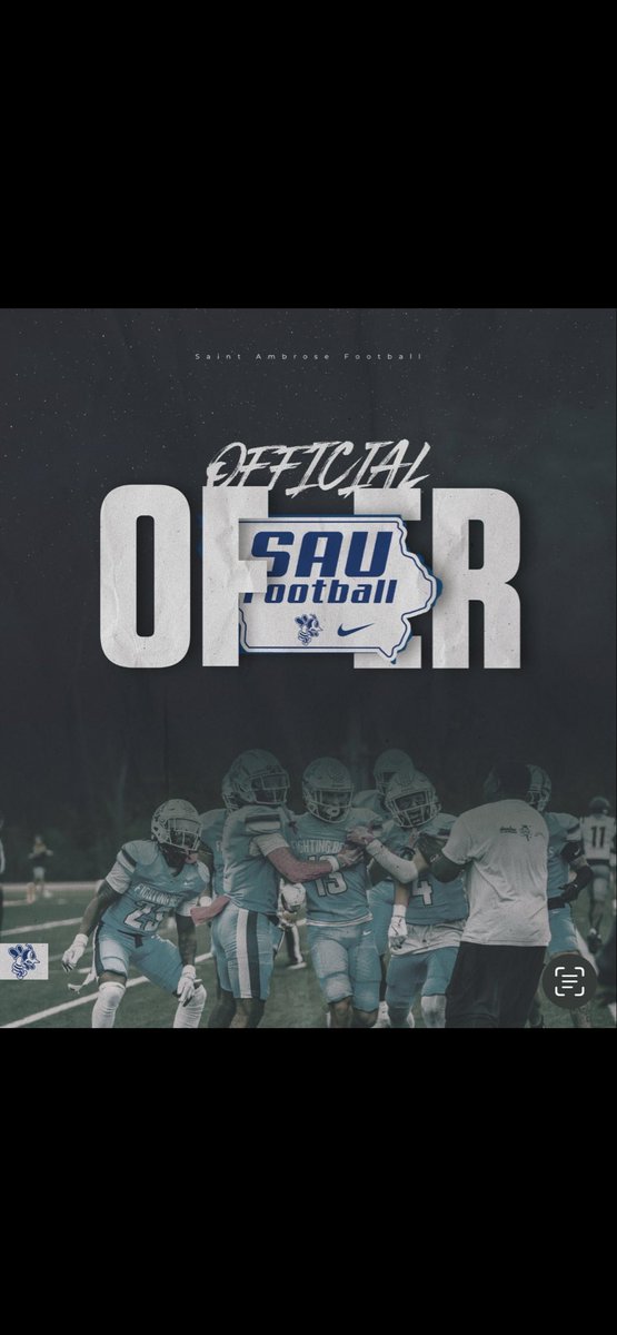 Thankfull to receive and offer from <a href="/FightingBeesFB/">St. Ambrose Football</a> <a href="/SAU_CoachQ/">DeQuinn Watford</a>