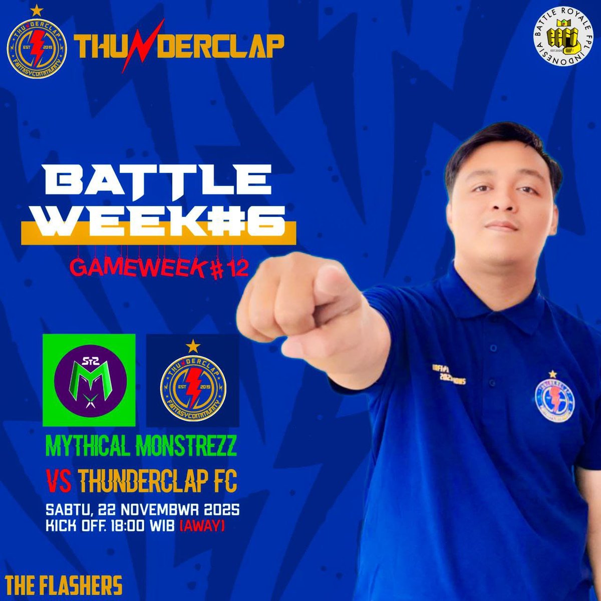 Thunderclap_Fc's tweet image. Batlle Week #6.@LigaBRFI
Mencoba mencuri point atas tuan rumah 
@Myth_Monstrezz .

#FPLCommunity #FPL