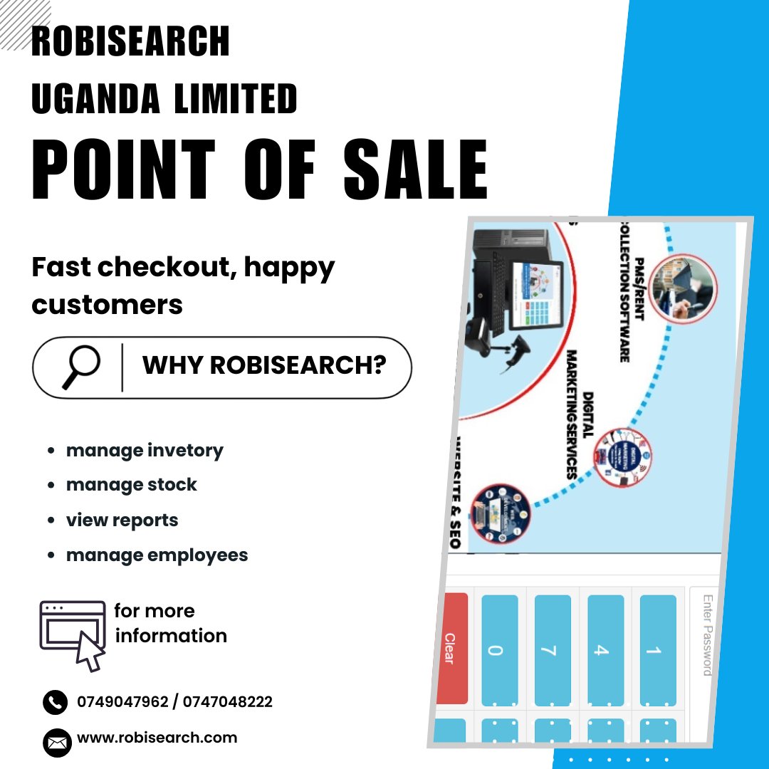 RobisearchUg's tweet image. Take your business to the next level with digital innovation 
 Kampala Road, Mabirizi Complex, Level 4, Room 17 
 0749047964 | 0747048222 
 #InnovationHub #BusinessSuccess #GoDigital