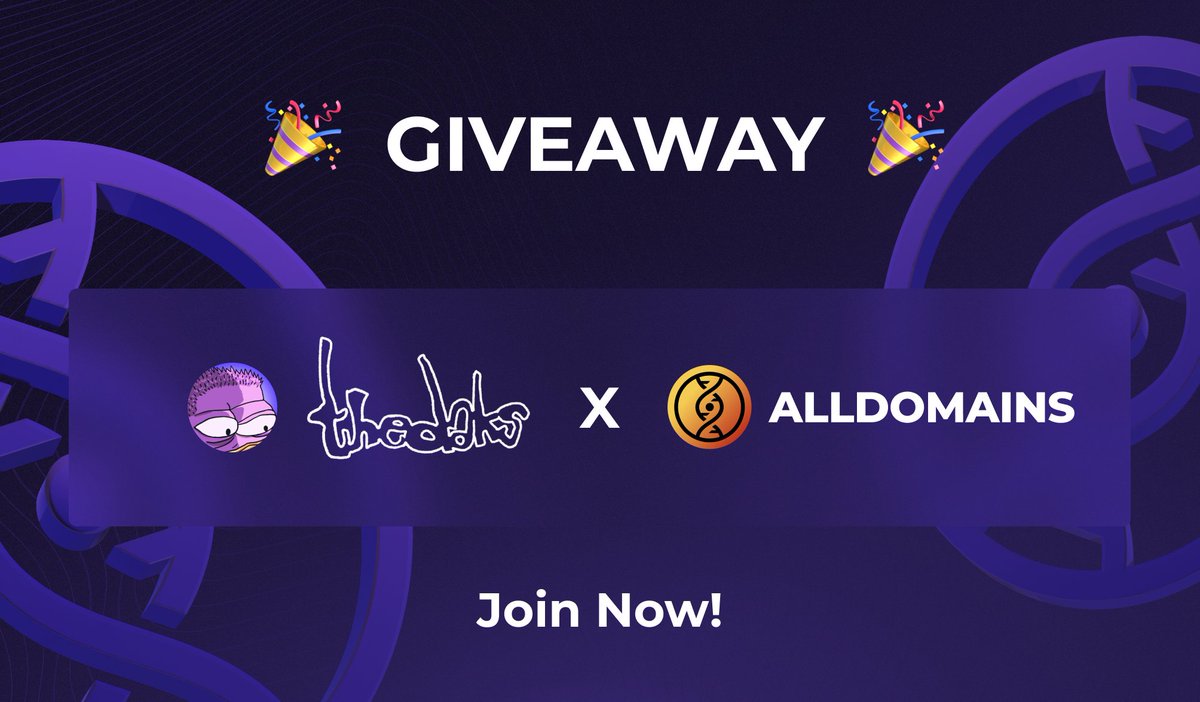 🎉 GIVEAWAY 🎉

We are giving away 5 WL spots for <a href="/thedaks_png/">The Daks (mainnet arc)</a>

How to enter:
👉 Like this post
👉 Comment your .molandak domain
👉 Follow <a href="/alldomains/">alldomains.id 🧬</a> and <a href="/thedaks_png/">The Daks (mainnet arc)</a>

🏆Prizes: 5x <a href="/thedaks_png/">The Daks (mainnet arc)</a> WLs
⏲️Time: 24h

GO GO GO!