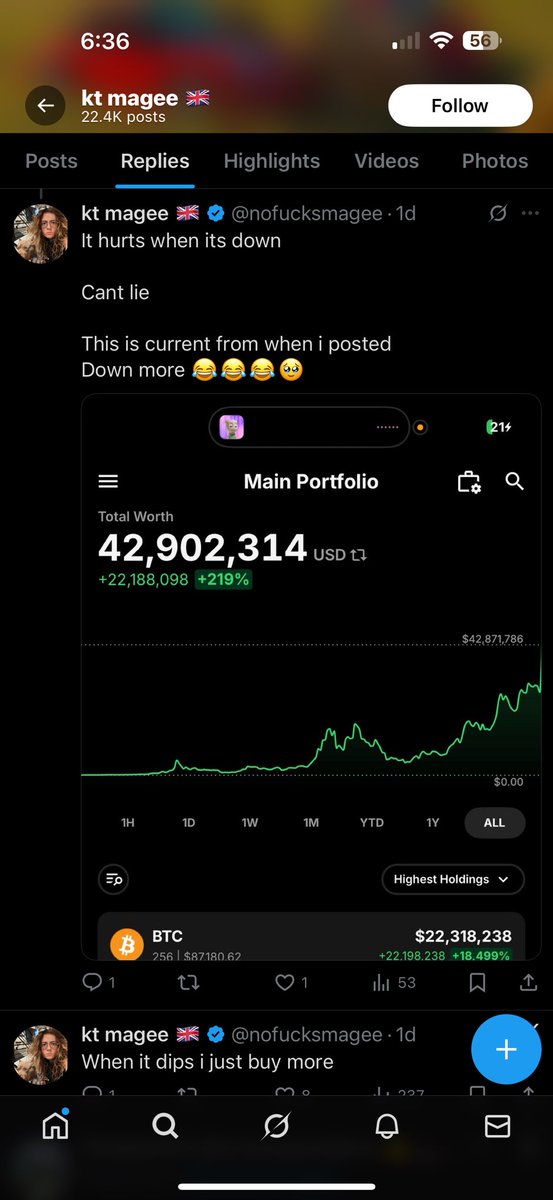 DaddyHash710's tweet photo. Several clear indicators demonstrate that the screenshot posted by @nofucksmageee is fabricated or heavily edited rather than a genuine trading-app portfolio. Here are the most objective and verifiable points that can be used to explain why it is fake: https://t.co/S10M0EaDFq