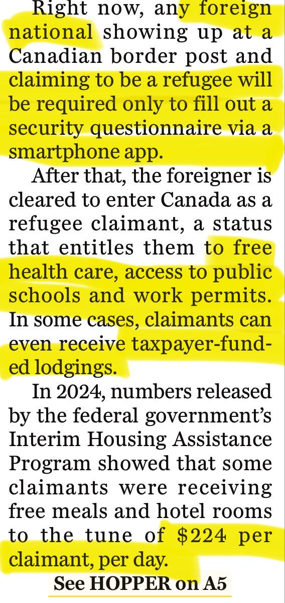 LionofJOct72023's tweet image. WONDER HOW 450 HAMAS TERRORISTS GOT INTO CANADA? NEVERMIND HUNDREDS of IRGC? TRISTIN HOPPER EXPLAINS THAT CANADA NO LONGER CONDUCTS SECURITY SCREENING on REFUGEE CLAIMANTS!!

Now Canada hopes to keep out terrorists by only hoping that when they self-complete their questionnaire…
