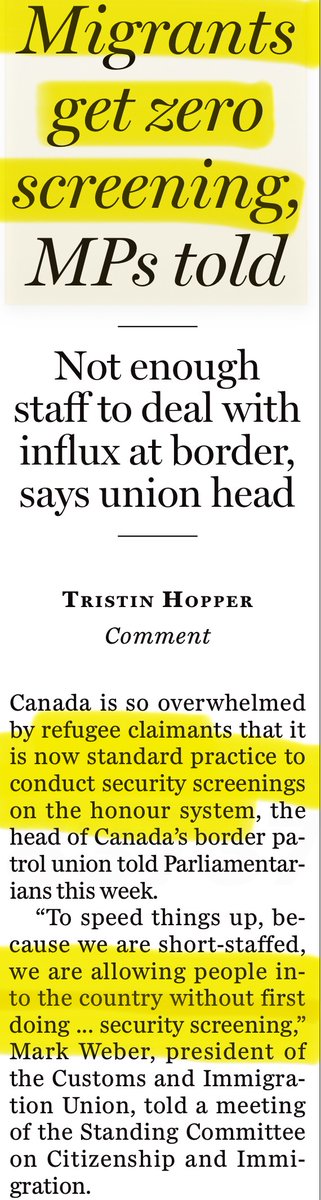 LionofJOct72023's tweet image. WONDER HOW 450 HAMAS TERRORISTS GOT INTO CANADA? NEVERMIND HUNDREDS of IRGC? TRISTIN HOPPER EXPLAINS THAT CANADA NO LONGER CONDUCTS SECURITY SCREENING on REFUGEE CLAIMANTS!!

Now Canada hopes to keep out terrorists by only hoping that when they self-complete their questionnaire…
