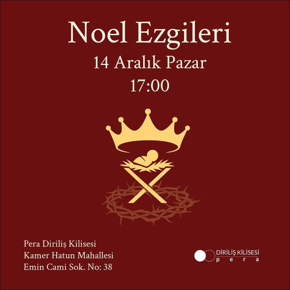 Peradirilis's tweet photo. ⛪️ Gelenekselleşen Noel Ezgileri Akşamı’nda bu yıl da sizlerle kilisemizde Noel’i kutlamak üzere buluşuyoruz! 🎄✨ İsa Mesih’in doğuşuna ilahilerle ve okumalarla, sevinçle ve tapınmayla hazırlanıyoruz! ✝️ 🎶 📖 Bu özel etkinliğimiz herkese açık ve ücretsizdir. Sizleri bekliyoruz! https://t.co/OSaKxUDKGo