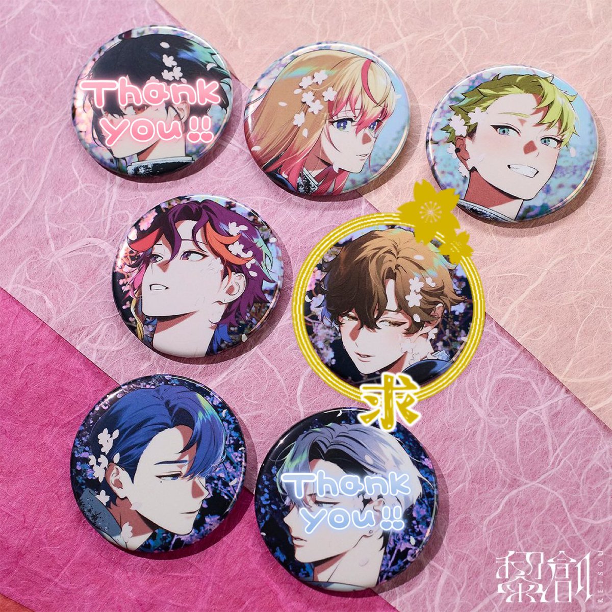 000 𓊆交換𓊇 VS AMBIVALENZ ビバレン Xlamv 風李たゆ 個展 缶バッジ