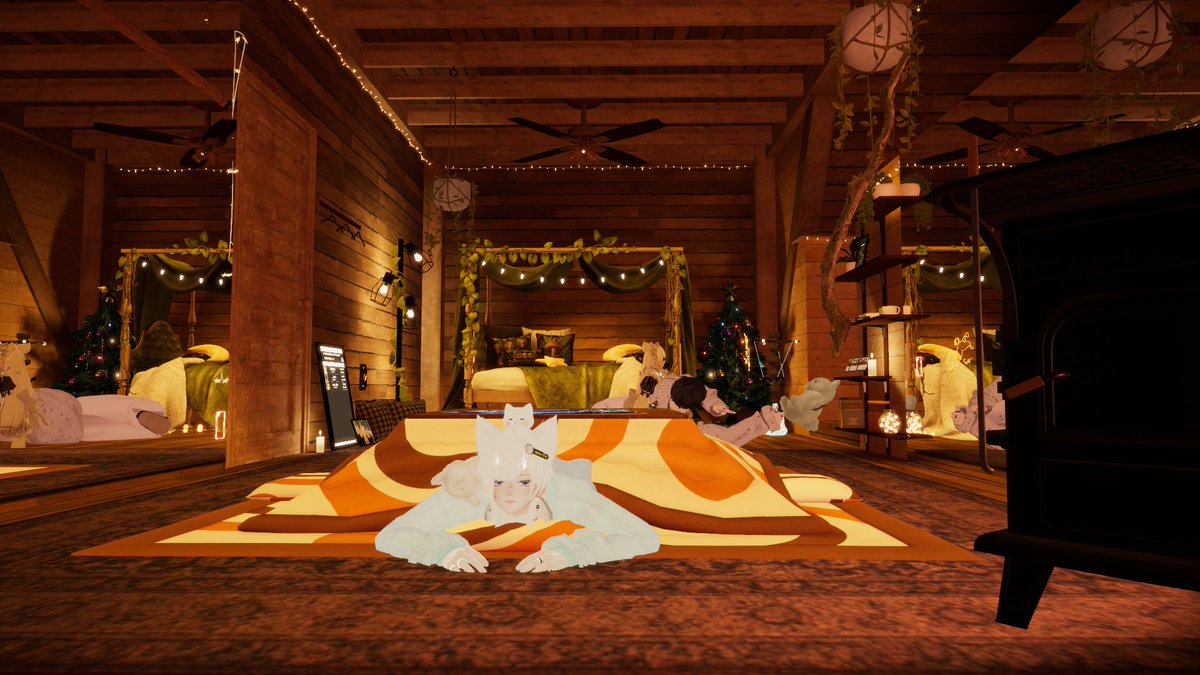 natsune_vrc's tweet image. このワールドおちつく～