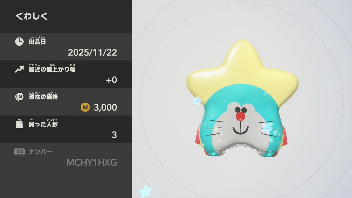 私の作ったドラえもんオレマシン、 買ってくれた人いた！うれしーーー