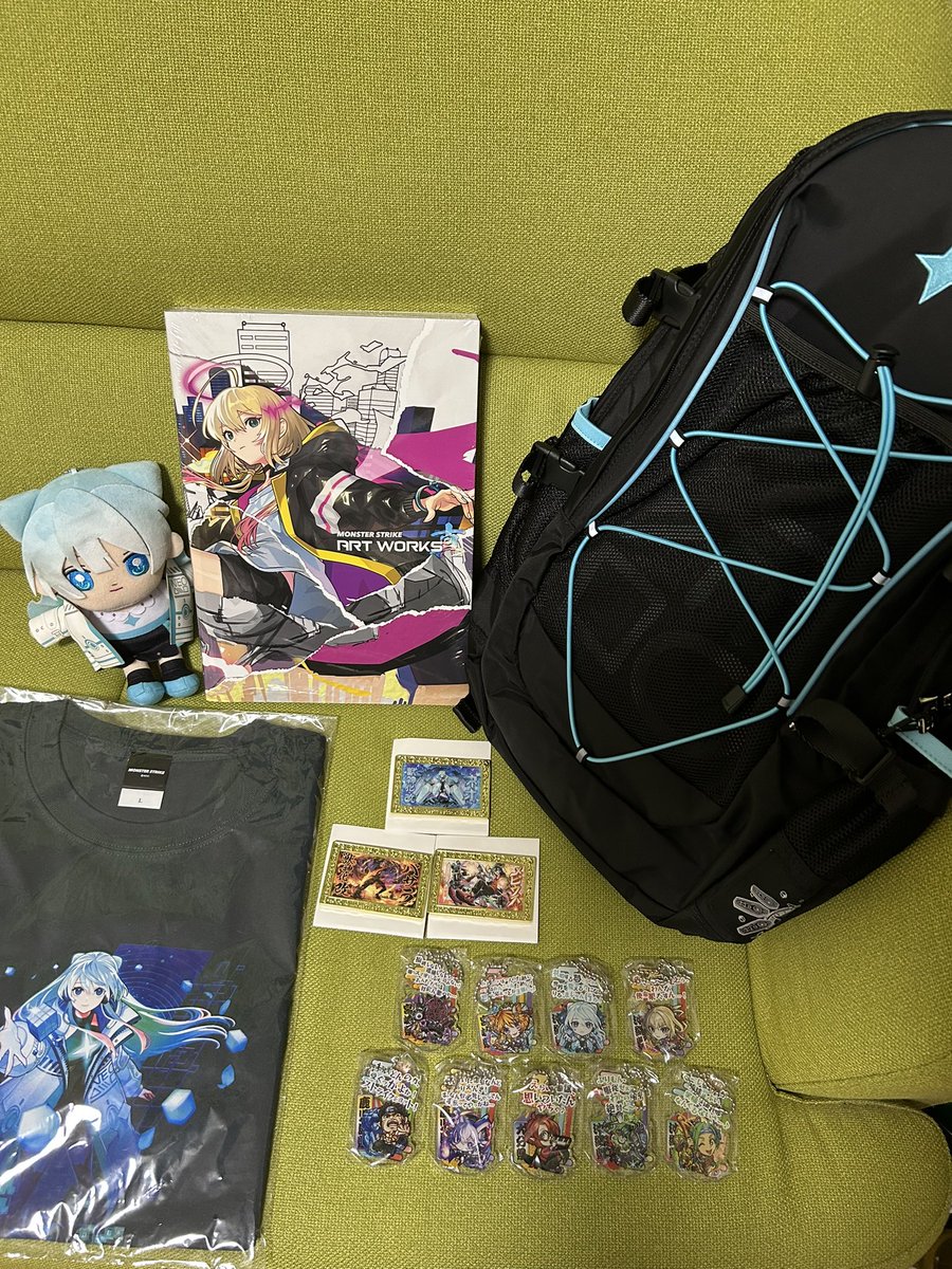 モンスト巡業楽しかった。
グッズもいっぱい買えたしゲームウィズのしろさんにも会えたし。インキャボッチだけど行って良かったって思えた。