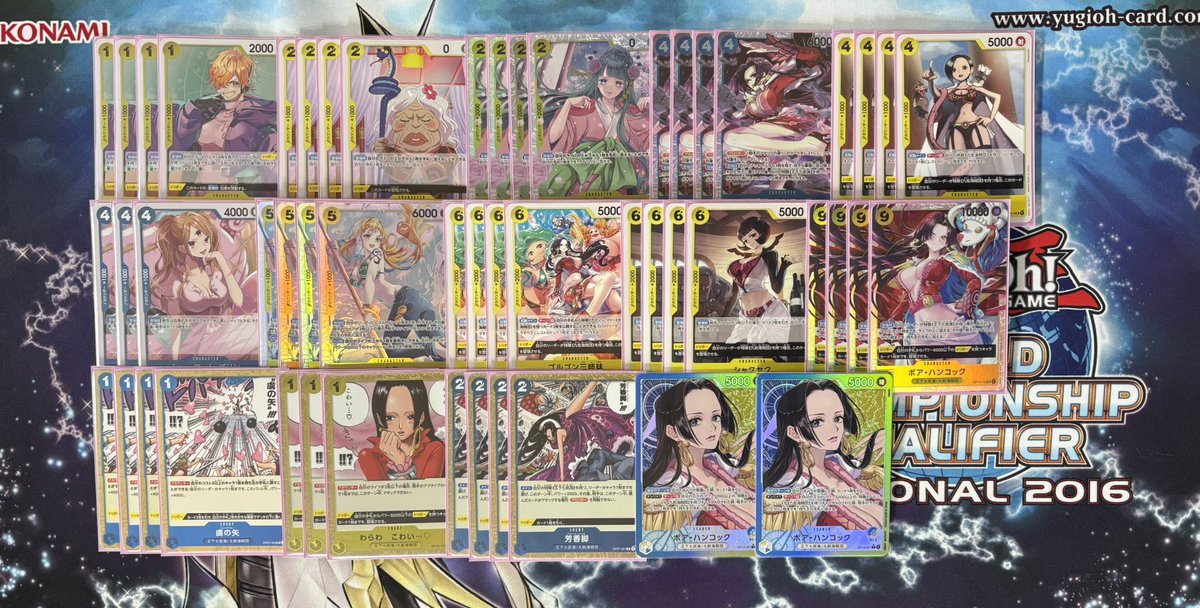 parmigiano_X's tweet image. ナガワンCS

青紫ルフィ⭕️
緑ミホーク⭕️
赤青エース⭕️
黄緑ヤマト⭕️

黒イム⭕️
黄紫ロビン✖️
黒イム⭕️

3位

14弾環境、青黄ハンコックかなり強くて自信あったけどまさかの無理リーダー踏んで死亡した笑

優勝はできんかったけど結構調整したのでとりあえずnote書かせていただきます。