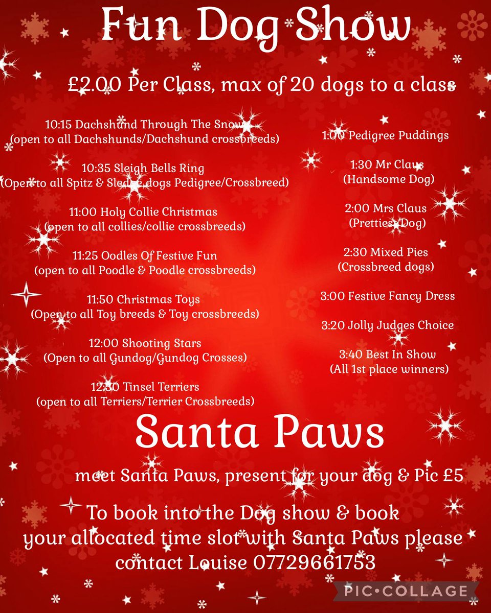 Gabecohandmade's tweet image. 🎄🐶 1 Day to Go! 🐶🎄

Get ready for A Very Canine Christmas — festive fun, treats &amp;amp; wagging tails await! 🐾🎅

📅 Tomorrow | Marks Tey Parish Hall, CO6 1EJ

#AVeryCanineChristmas #SantaPaws #DogLovers