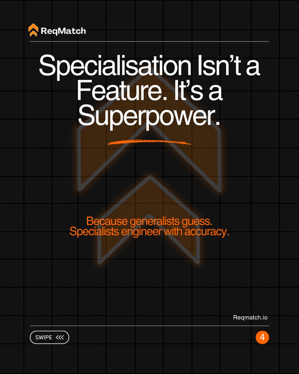 ReqMatchio's tweet image. We’re not generalists.
We specialise in AI systems for tech and eCom companies in SG + UAE.
Deep domain knowledge → more accurate systems → faster results.

#AIAutomation #NicheSpecialisation #TechOps #EcommerceSG #UAEBusiness