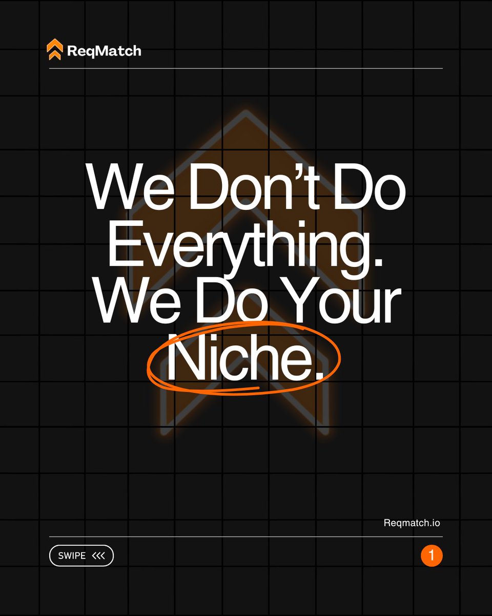 ReqMatchio's tweet image. We’re not generalists.
We specialise in AI systems for tech and eCom companies in SG + UAE.
Deep domain knowledge → more accurate systems → faster results.

#AIAutomation #NicheSpecialisation #TechOps #EcommerceSG #UAEBusiness