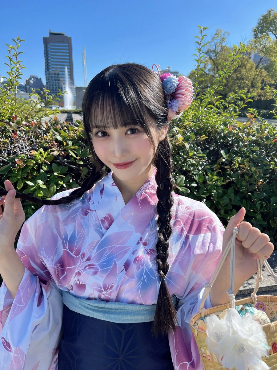 stu48_question's tweet image. 握手会有難うございました！
振替での開催にも関わらず、会いに来てくださって嬉しかったです☺️
11月になってしまったのですが浴衣着ました！