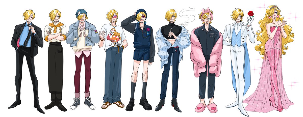 hackedmotionart's tweet image. My Dress Up Sanji Darling