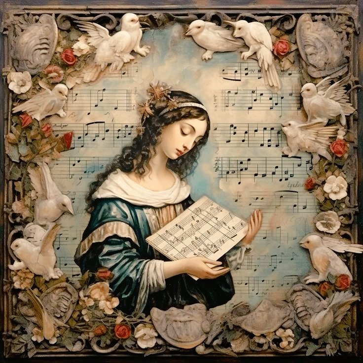 "El arte de la música es el que más cercano se halla de las lágrimas y los recuerdos".

~ Oscar Wilde ~

#SantaCecilia 🤍⚘️
#DíaInternacionalDeLaMúsica
🪉