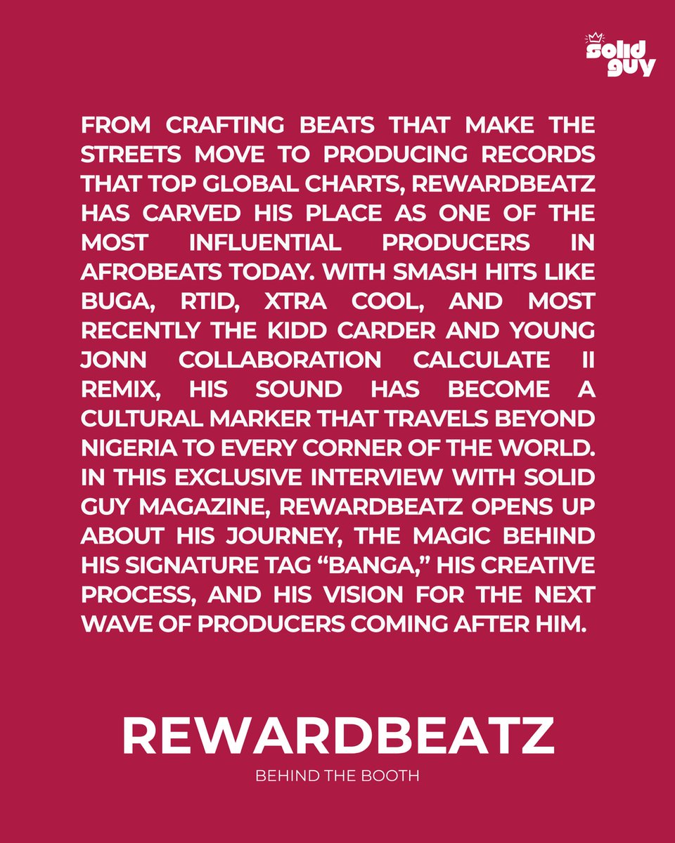 Solid Guy Magazine™ tweet media