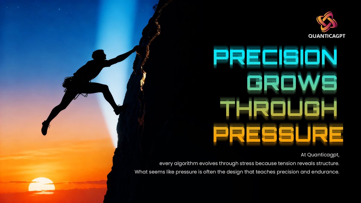 QUANTICAGPT_'s tweet image. 🔥 Precision is forged under pressure.
🌐 At Quanticagpt, stress is feedback, not failure.
💎 Challenges build resilience and sharpen intelligence.
📈 Strength is defined by pressure, not ease.

#Quanticagpt #PressureBuildsPrecision #AdaptiveAI #MarketResilience