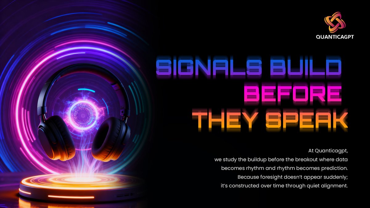 QUANTICAGPT_'s tweet photo. 🔇 “The quieter you become, the more you hear.”
🌐 Signals form in silence before they appear.
📈 What looks still is alignment in progress.
🎯 Insight begins as a whisper beneath noise.

#Quanticagpt #SignalDesign #MarketInsight #SystemAlignment https://t.co/P7mrUcHptq