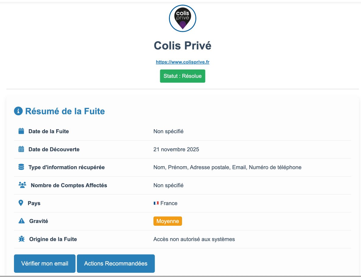 FunInformatique's tweet image. 🚨 🇫🇷 Fuite de données confirmée chez Colis Privé : ce qu’il faut savoir 🚨 funinformatique.com/fuite_de_donne…

Colis Privé a annoncé avoir été victime d’un accès non autorisé à ses systèmes en novembre 2025.L’incident est désormais résolu, mais certaines données personnelles ont pu être...