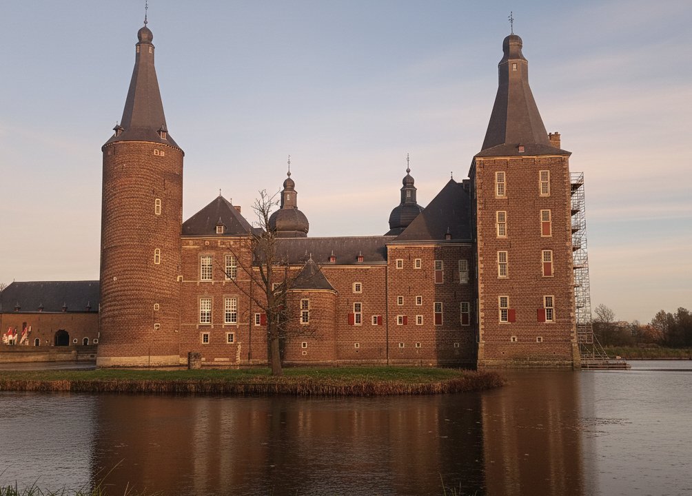 Drie uur in de trein, 20 minuten lopen en daar is het dan, het grootste kasteel van Nederland.🏰♥️