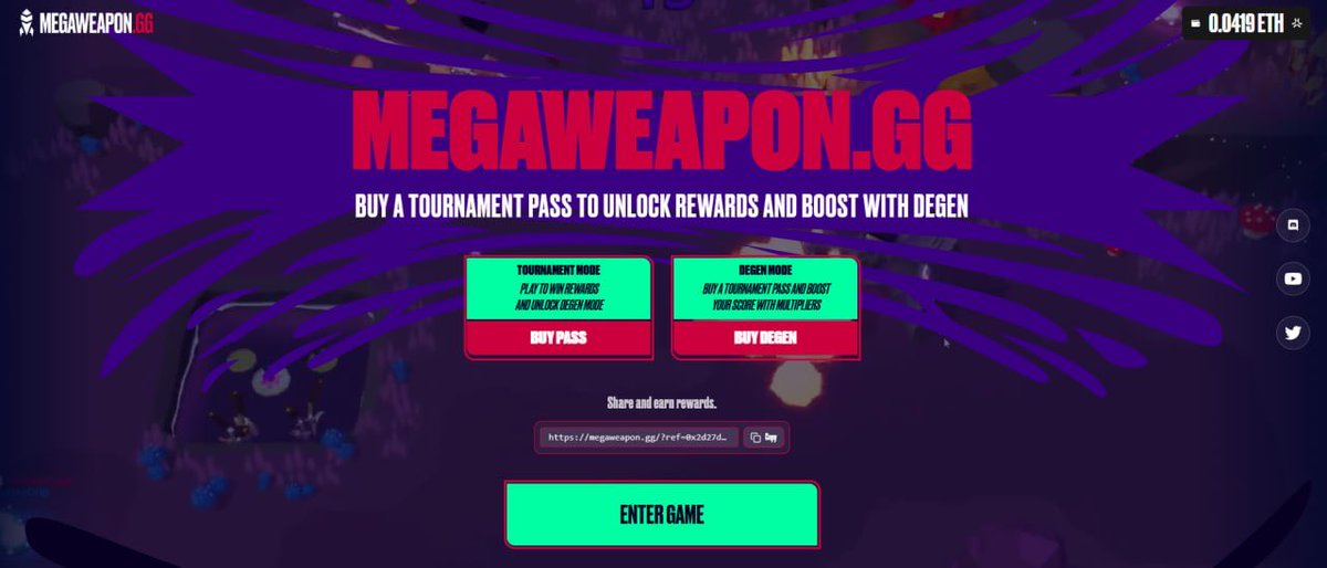 techbyabdul52's tweet image. MEGAWEAPON Season 02 is now underway.

This brand new addition brings plenty of new upgrades, including:

- Completely new maps.

- DEGEN Leaderboard $WEAPON Competition.

- Additional enhancements to the smooth UI.

And the best thing of all? 

The DEGEN Leaderboard is a…