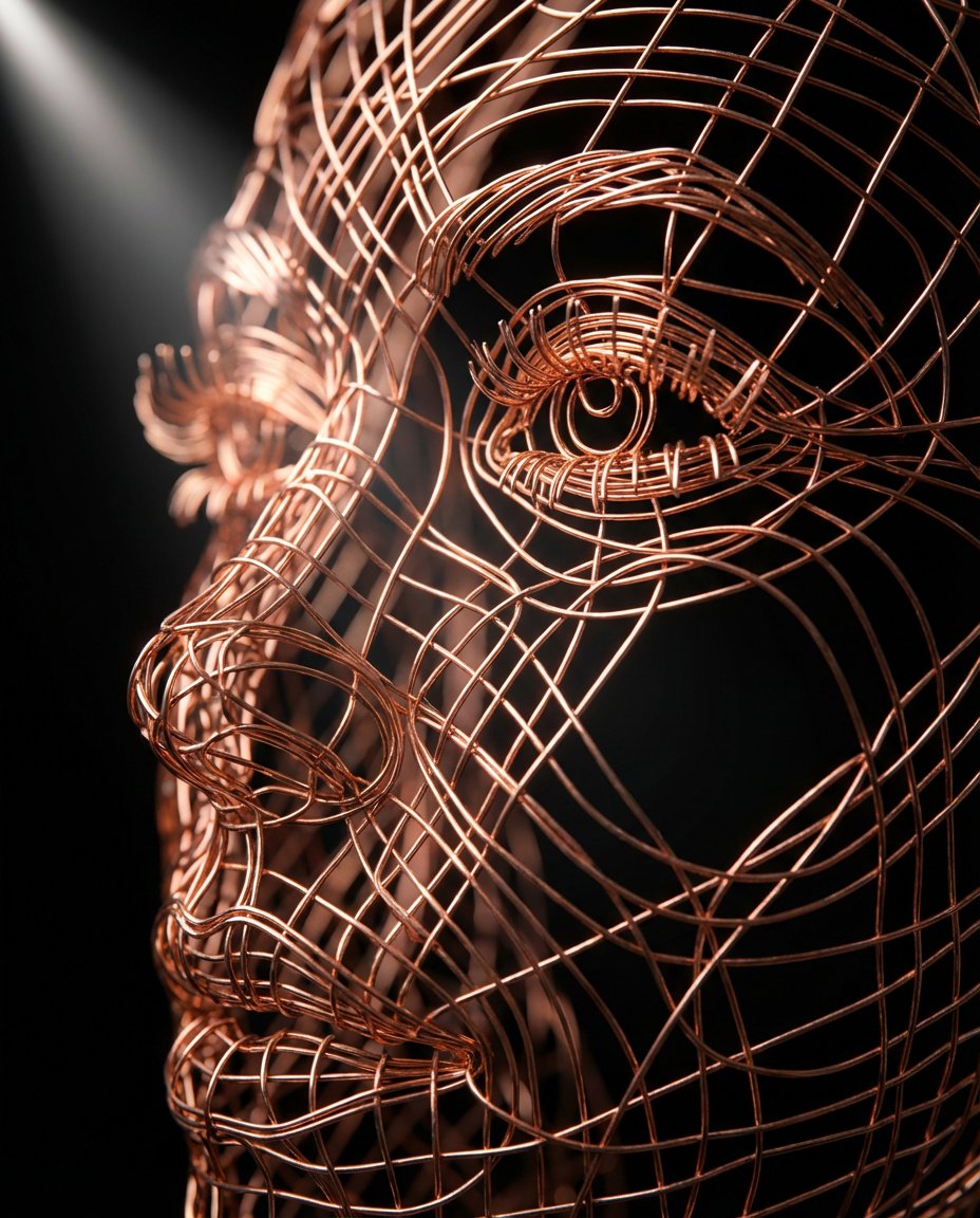 PromptSin's tweet image. Discover the intricate beauty of art in wire! Spark your creativity today ✨🖌️ #WireArt #CreativeVibes