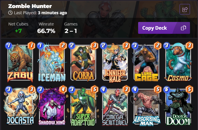 Mark5_O's tweet image. It doesn&apos;t happen often enough, but it&apos;s nice when a deck comes together!

#MarvelSNAP