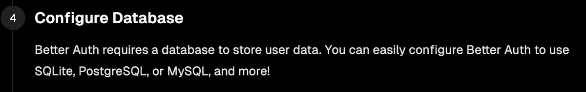 aliw0lfi's tweet photo. @PingStruggles @bekacru Updated to 1.4, thanks! But the database is still required https://t.co/sifBWNXA3i