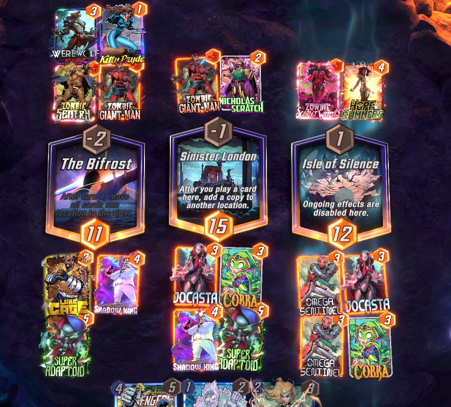 Mark5_O's tweet image. It doesn&apos;t happen often enough, but it&apos;s nice when a deck comes together!

#MarvelSNAP