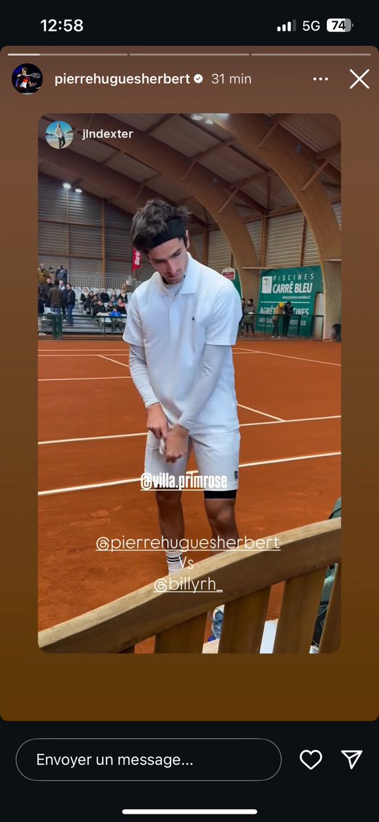 Autre frustré de Bologne, <a href="/p2hugz/">PH Herbert</a> défend ses nouvelles couleurs de <a href="/VillaPrimroseBx/">Villa Primrose</a> en Pro A. Et sur terre battue!