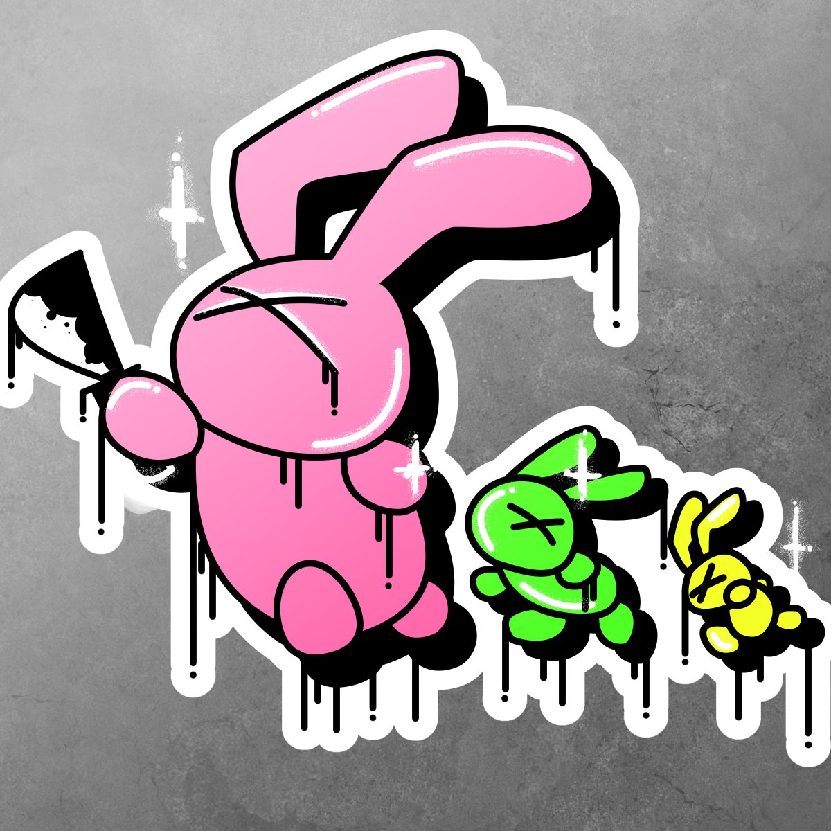 m2m2py's tweet image. うさちゃんせんせえGraffiti
#ヌォンタート