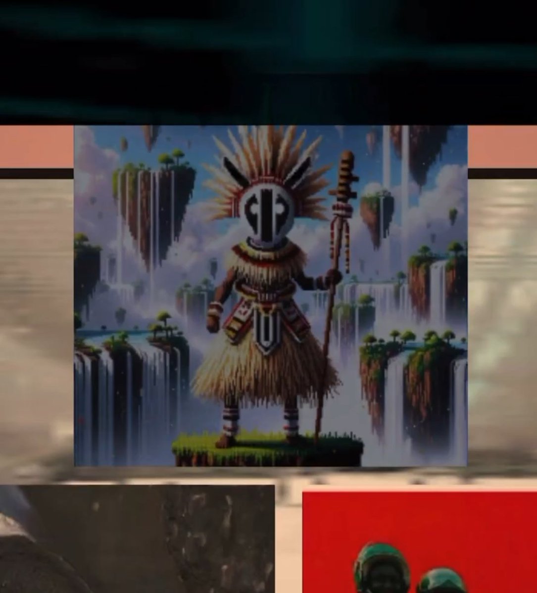 Checkout 'Digital Ancestor' by <a href="/VeldNdops/">lrdmnd.eth</a> in the, “KENYA NFT + AI SUMMIT” collection at our <a href="/cryptovoxels/">Cryptovoxels</a> location using the link below!

voxels.com/play?coords=SW…
💥no login required!
💥access with a computer or VR headset!

#African #metaverse #NFT #afrocentric #crypto #art