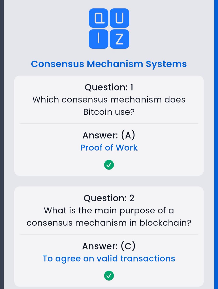 GO1PAWSED's tweet image. 🔥 SYNTAX VERSE Daily General quiz answer !
🗓️ 22.11.2025

❓Title : Consensus Mechanism Systems
🎁 Reward : 26.12 $SYNTAX

✅ Join Syntax Verse : syntaxverse.com/rf/03S8JTIFDDN

☑️ Join TG Channel : t.me/syntaxversequi…

#syntax #syntaxverse #syntaxvault #syntaxquiz #syntaxversequiz